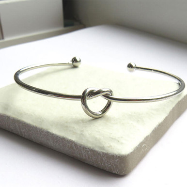 Image of Silver Knot Bangle