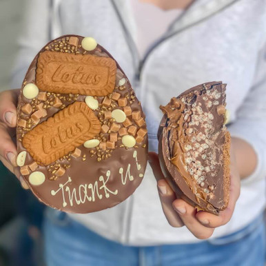 Image of Personalised Biscoff Loaded Egg