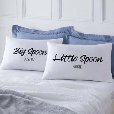 Image of Personalised Big Spoon & Little Spoon Pillowcases