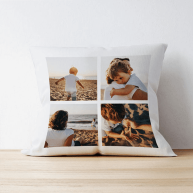 Image of Personalised 4 Photo Cushion