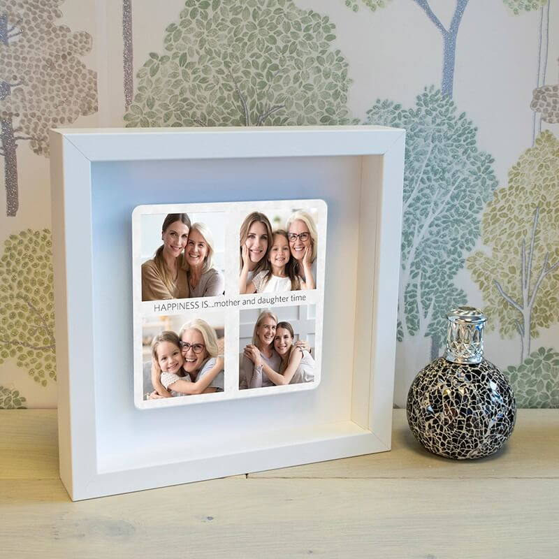 Personalised Mum Photos Box Frame