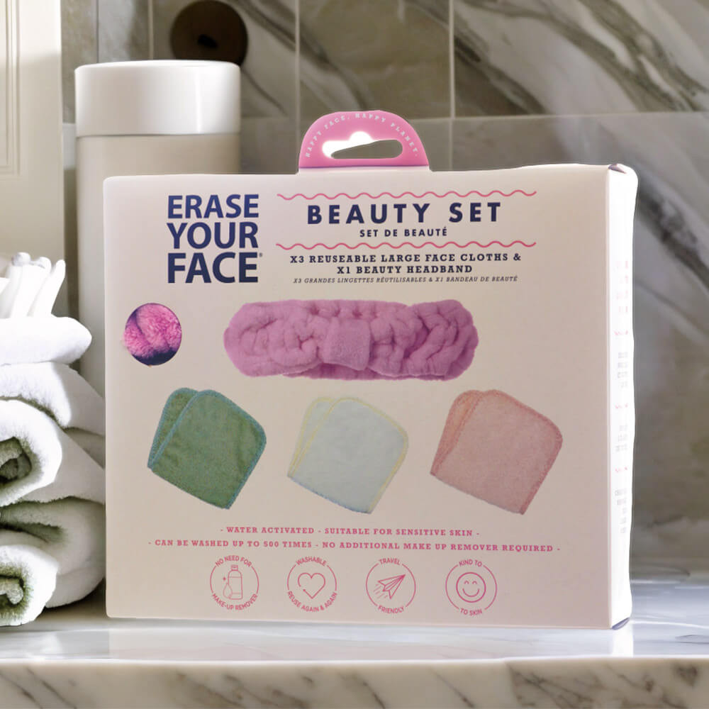 Erase Your Face Makeup Removing Beauty Set