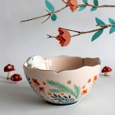 Click to view product details and reviews for Secret Garden Rabbit Bowl.