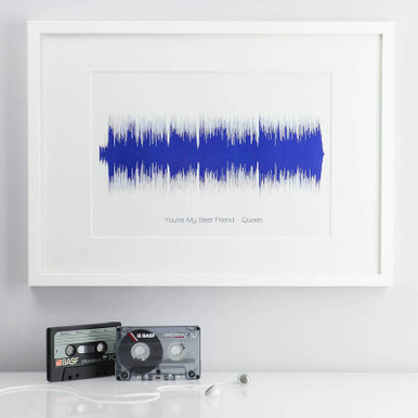 Click to view product details and reviews for Personalised Song Sound Wave Print.