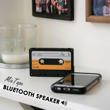 Click to view product details and reviews for Mix Tape Style Bluetooth Speaker.