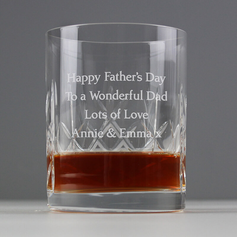 Personalised Crystal Whisky Tumbler