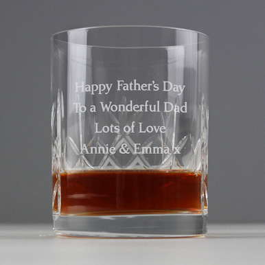 Image of Personalised Crystal Whisky Tumbler