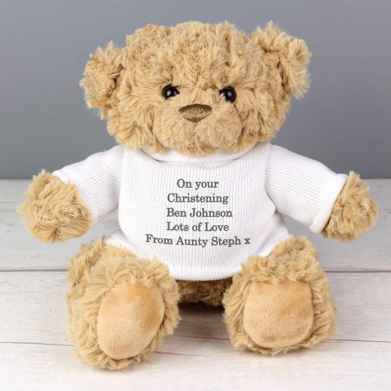 Personalised Teddy Bear with Jumper