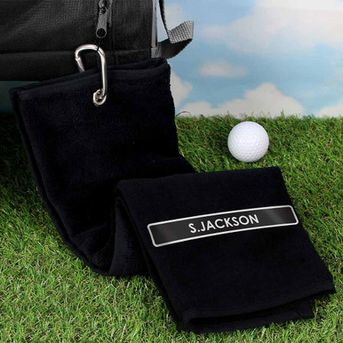 Click to view product details and reviews for Personalised Golf Towel.