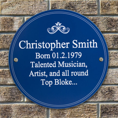 Image of Personalised Heritage Plaque