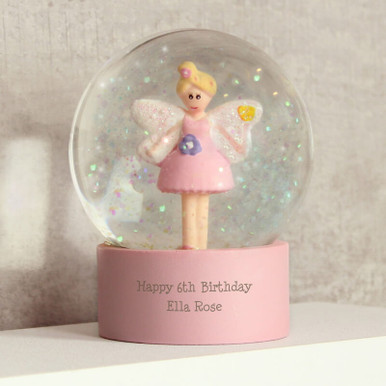 Click to view product details and reviews for Personalised Fairy Snow Globe.
