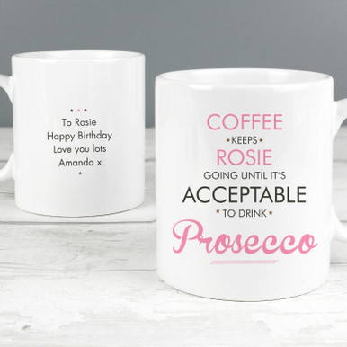 Image of Personalised Acceptable to Drink Mug