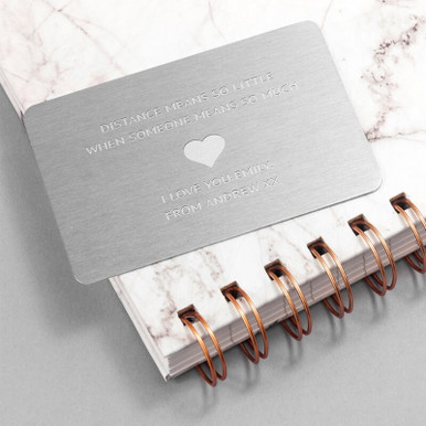 Click to view product details and reviews for Personalised Metal Message Keepsake.