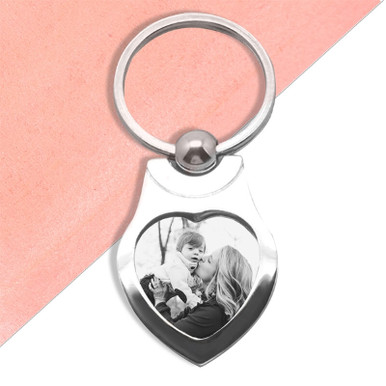 Click to view product details and reviews for Personalised Photo Memories Heart Keyring.