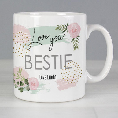 Image of Personalised Abstract Rose Mug