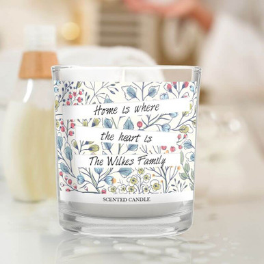 Image of Personalised Botanical Scented Jar Candle