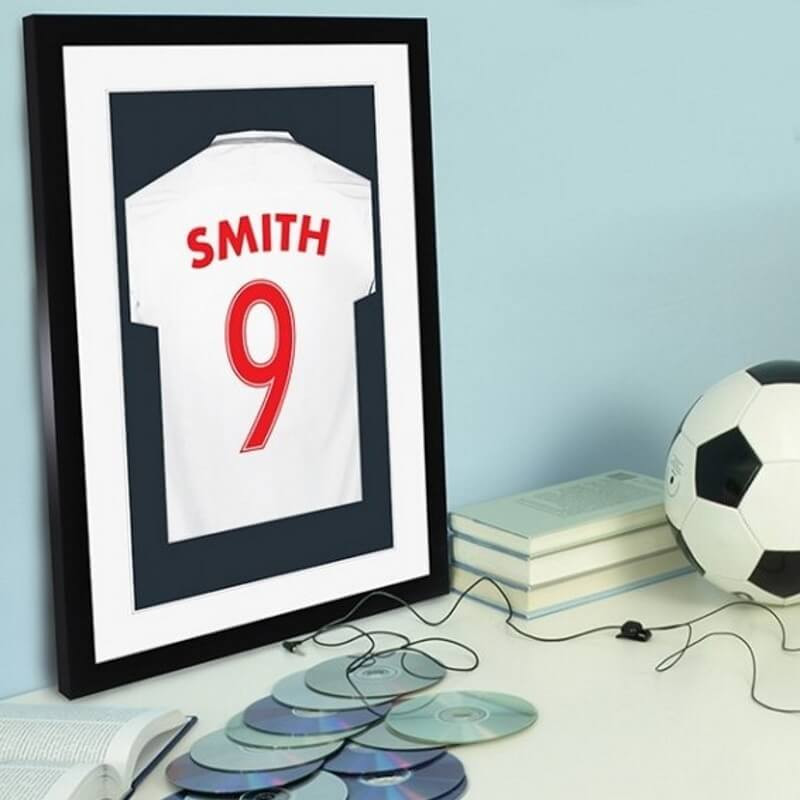 Personalised Football Shirt Print - England