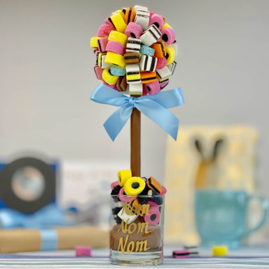 Click to view product details and reviews for Personalised Liquorice Allsorts Sweet Tree.