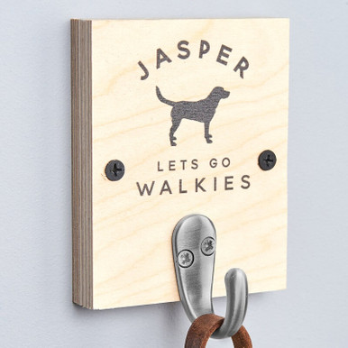 Image of Personalised Single Dog Lead Hook