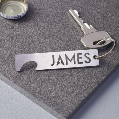 Image of Personalised Keyring Bottle Opener