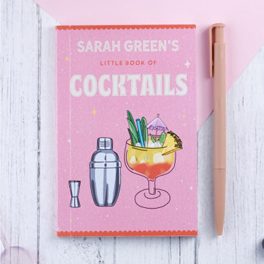 Image of Personalised Pocket Cocktail Recipe Book