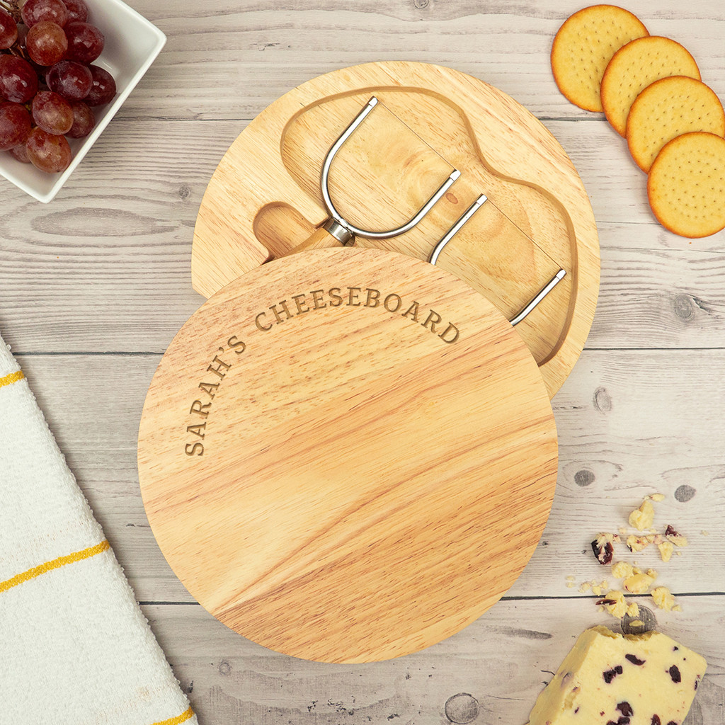 Personalised Name Cheese Board Set