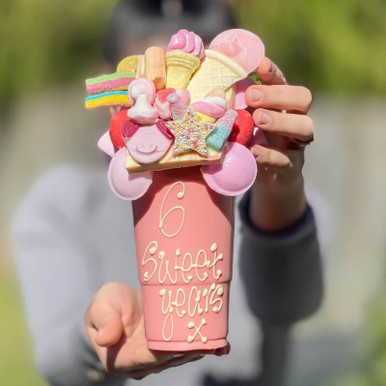 Image of Personalised White Chocolate Smash Cup - Pink