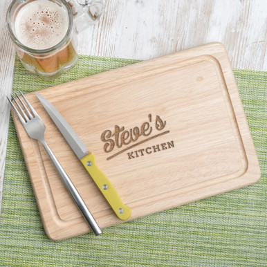 Image of Personalised Wooden Chopping Board