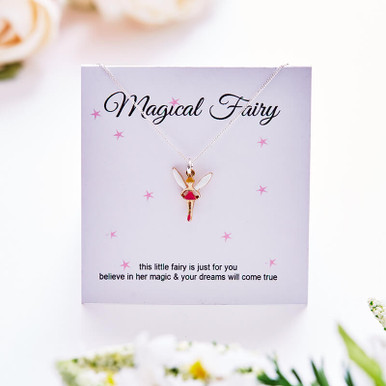 Image of Magical Fairy Necklace & Card
