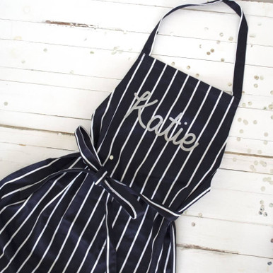 Image of Personalised Glitter Name Apron
