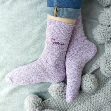 Image of Personalised Embroidered Walking Socks