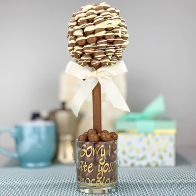 Click to view product details and reviews for Personalised Malteser White Chocolate Drizzle Tree.