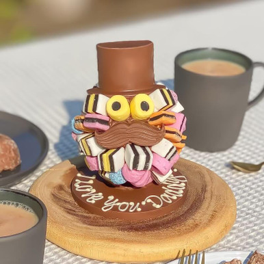 Image of Personalised Liquorice Allsorts Hat & Moustache