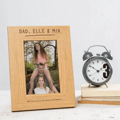 Image of Personalised Names Wooden Photo Frame