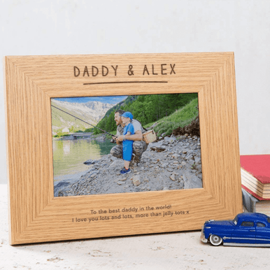 Image of Personalised Dad & Me Photo Frame