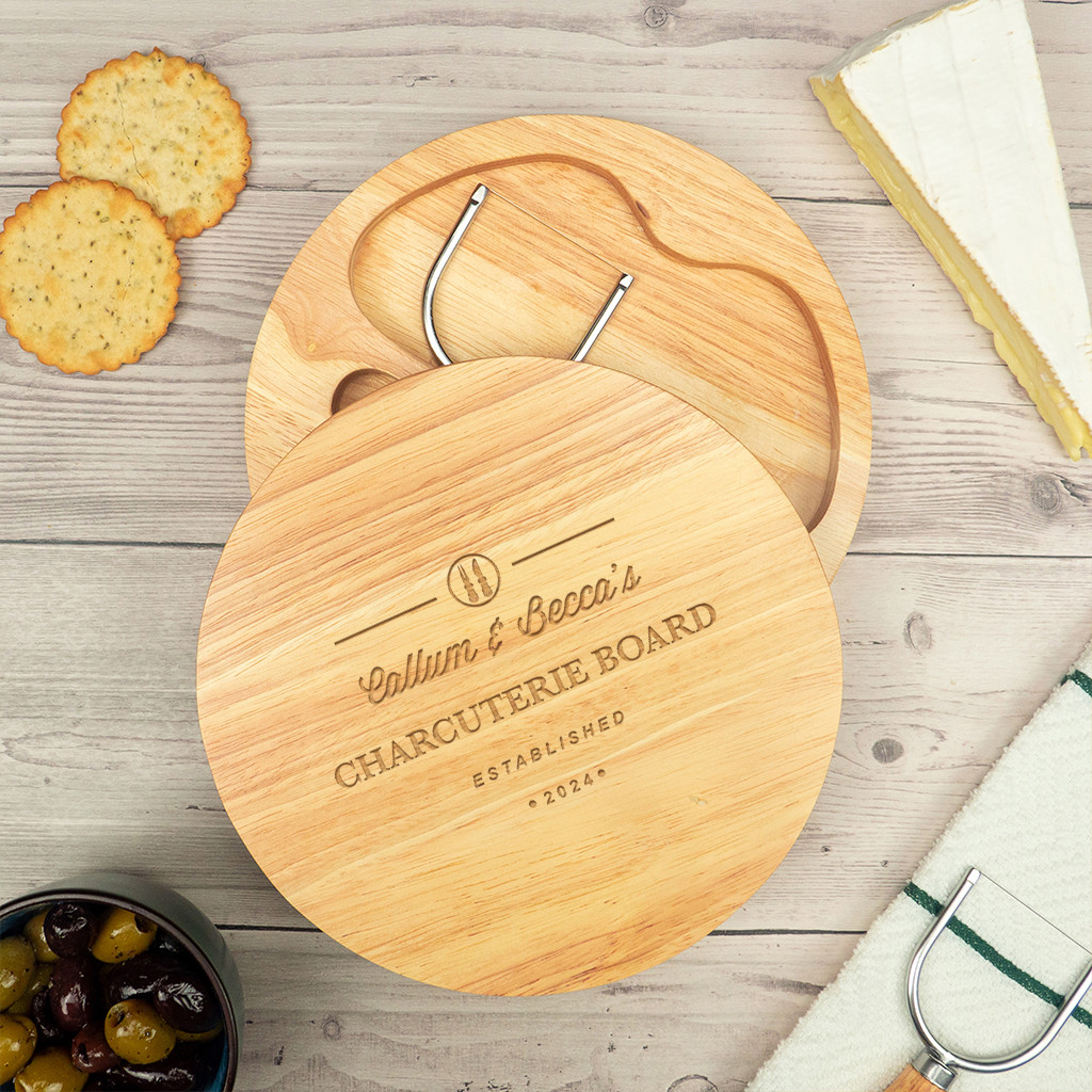 Personalised Classic Cheese Board Set