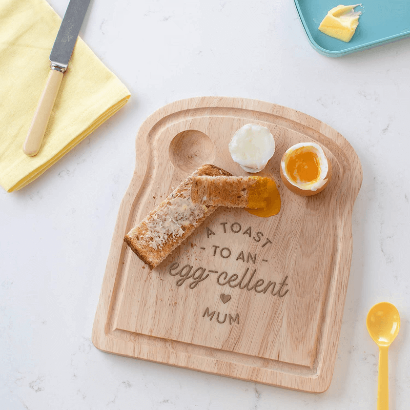 Personalised Eggcellent Mum Breakfast Egg Board