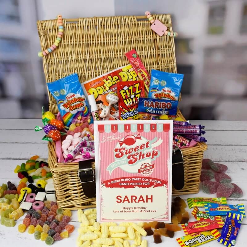 Personalised Retro Sweetie Hamper