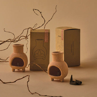 Click to view product details and reviews for Terracotta Incense Burner Chiminea.