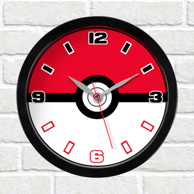 Click to view product details and reviews for Pokemon Black Red White Wall Clock.
