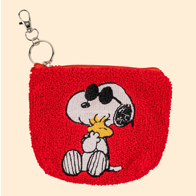 Image of Peanuts Snoopy Red and White Purse Keychain