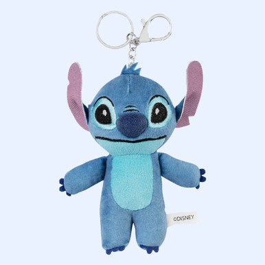 Image of Disney Lilo and Stitch Blue Plush Keychain