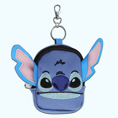 Image of Disney Lilo and Stitch Blue Mini Backpack Keychain
