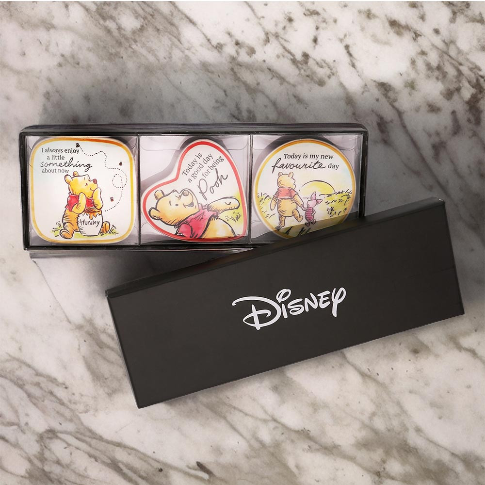 Disney Winnie the Pooh 3 Piece Mini Trinket Tray Set