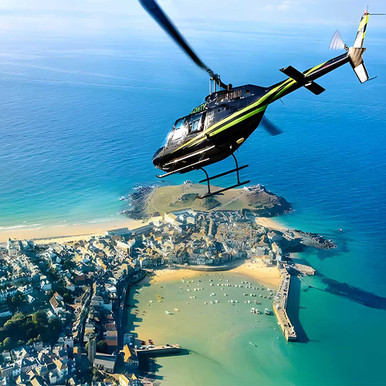 Helicopter Flight And Fizz Experience