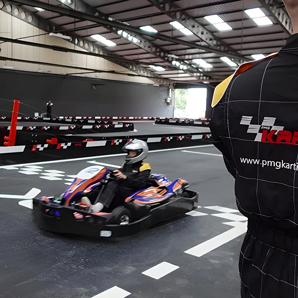 30 Minute Indoor Karting for Two at PMG