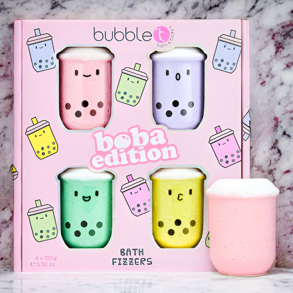 Bubble T Boba Bath Bombs Set of 4