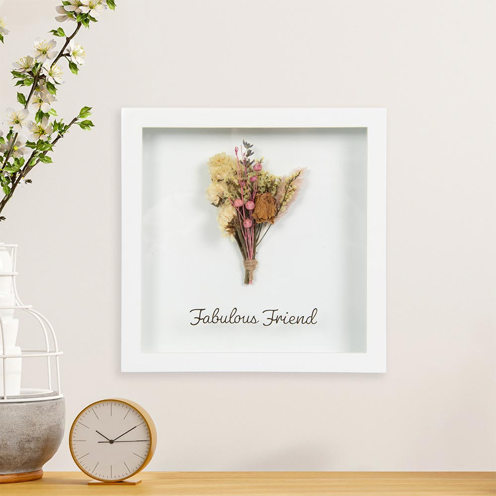 Fabulous Friend Framed Flower Plaque