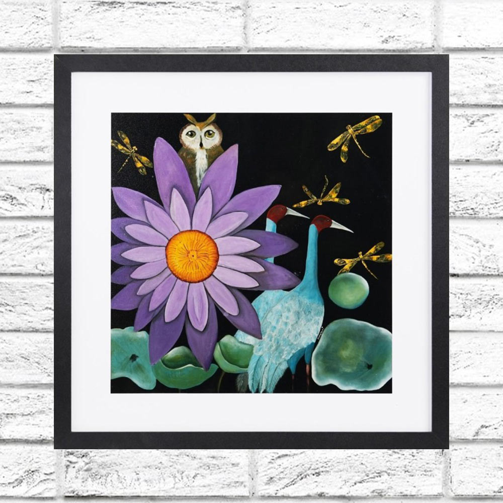 Lotus Treechild Framed Print