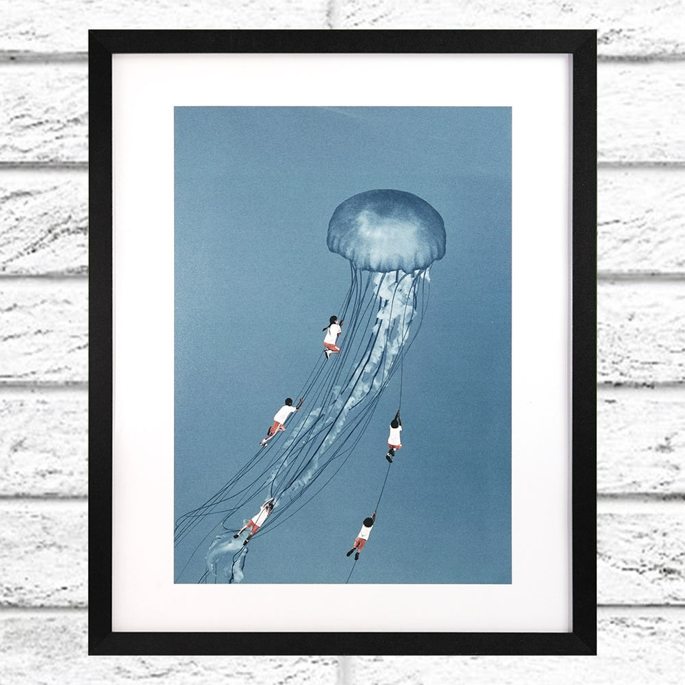 We Came Home Smiling Maarten Lon Framed Print